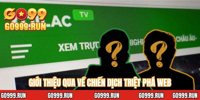 Giới thiệu qua về chiến dịch triệt phá web